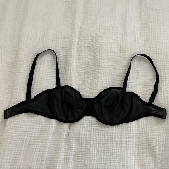CUUP The Balconette Bra 30G - Black Mesh - Picture 7 of 7